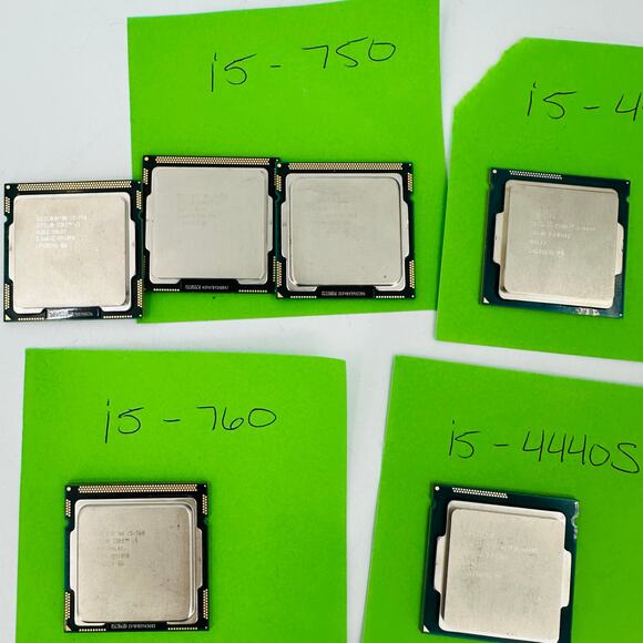 19 Mixed Lot of Intel Core i5 Processors 2400 750 3340 3470 4460 4570 4690 - Picture 12 of 12